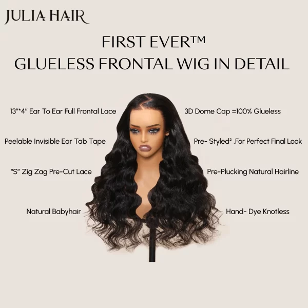 Julia Hair 13x4 Pre-Everything Wig Lace Frontal - Image 8