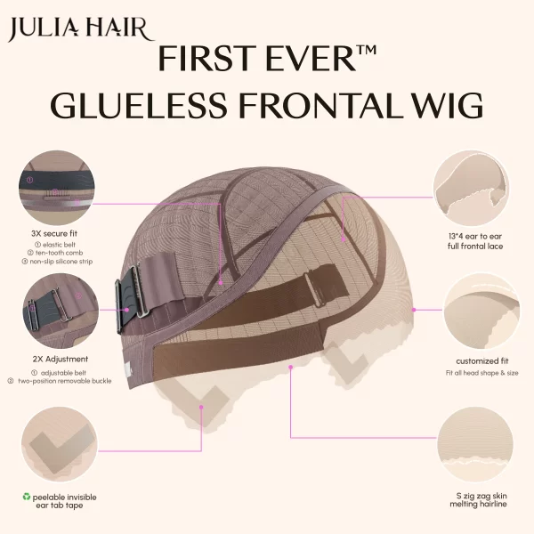 Julia Hair 13x4 Pre-Everything Wig Lace Frontal - Image 5